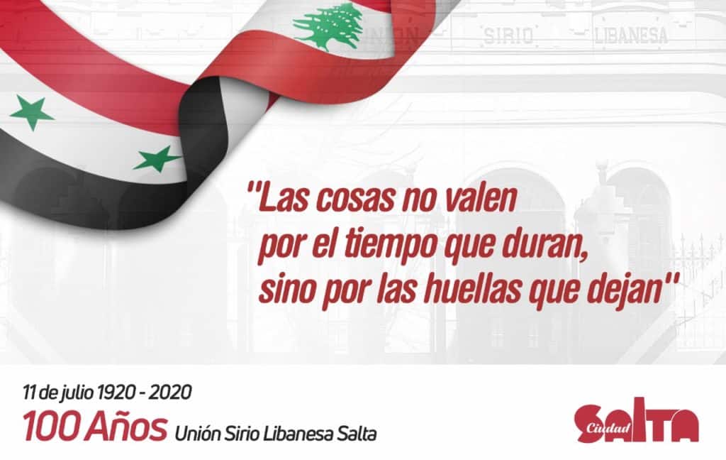 Se celebró el centenario de la Unión Sirio Libanesa