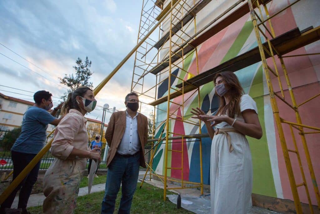 “El Distrito de los Murales nace de una decisión política de acompañar a los artistas”