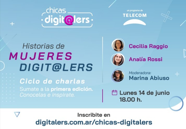 Mujeres Digit@lers: Telecom invita a un ciclo de charlas
