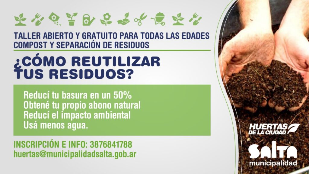 Primera Junta: taller de compost y separación de residuos