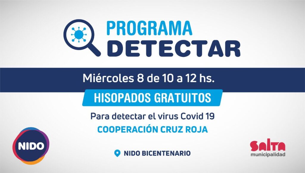 En el NIDO de Bicentenario habrá hisopados gratuitos