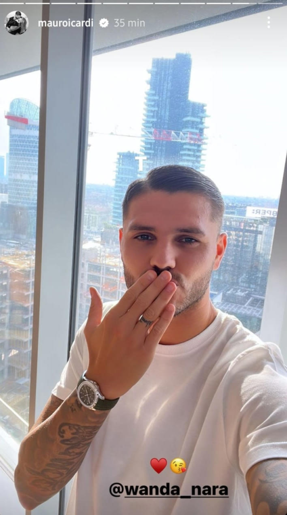 Mauro Icardi explotó y filtró chats íntimos con Wanda Nara