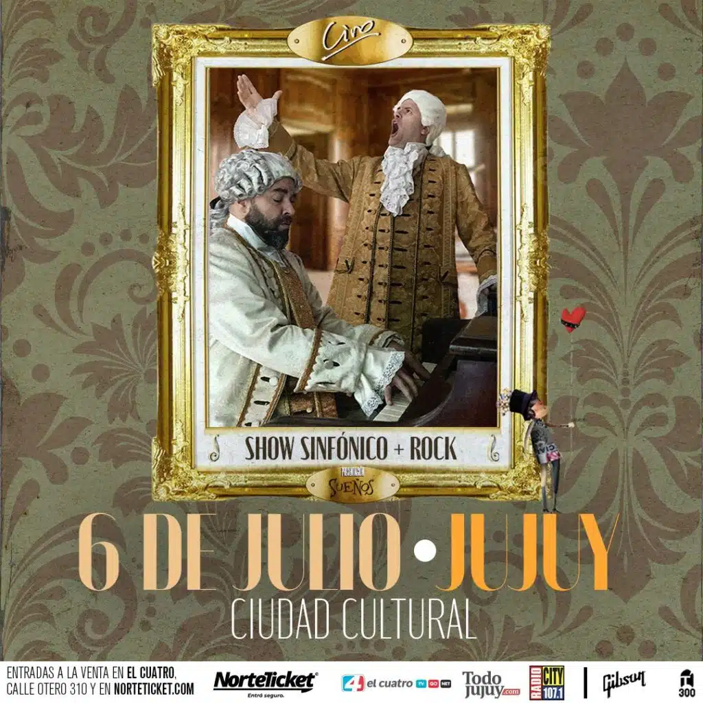 Entradas a la venta | Ciro también vuelve a Jujuy