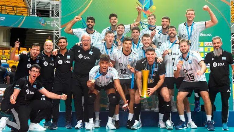Histórico título de Argentina en vóley tras 59 años