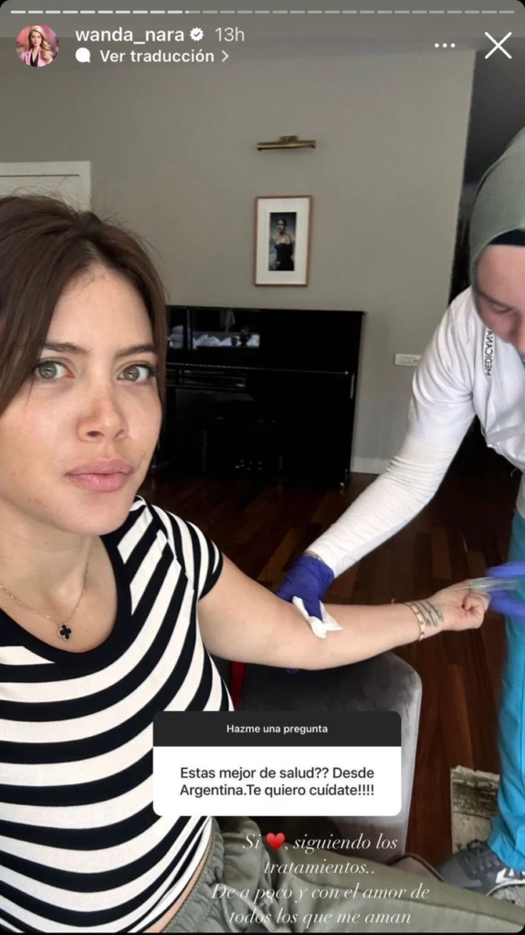 Wanda Nara rompió el silencio sobre su salud
