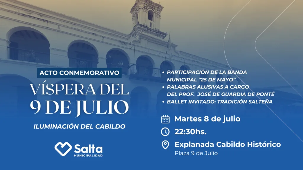 Se celebra la Víspera del 9 de Julio en el Cabildo de la ciudad